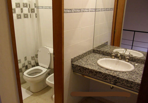 Amplios y confortables departamentos de 3 ambientes en dos plantas, totalmente equipados.